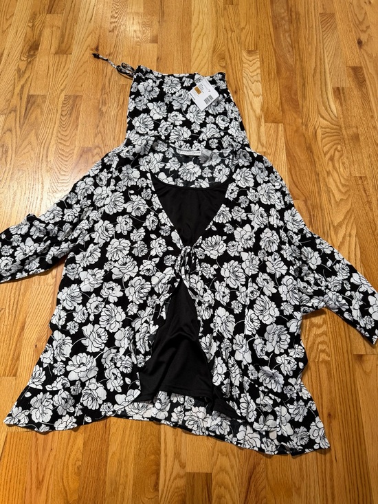 Sag Harbor Dresses & Skirts - Sag Harbor Black and White Floral Two-Piece Skirt Set